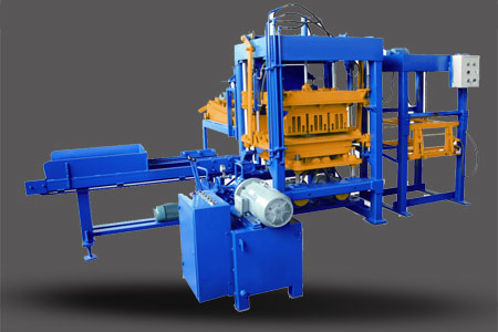 concrete-brick making plant