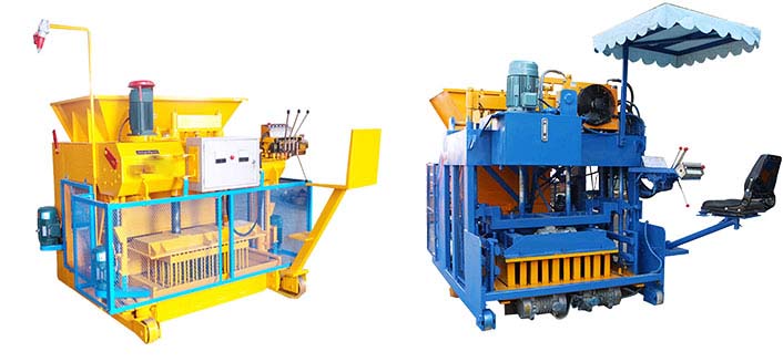 mobile concrete block making plant